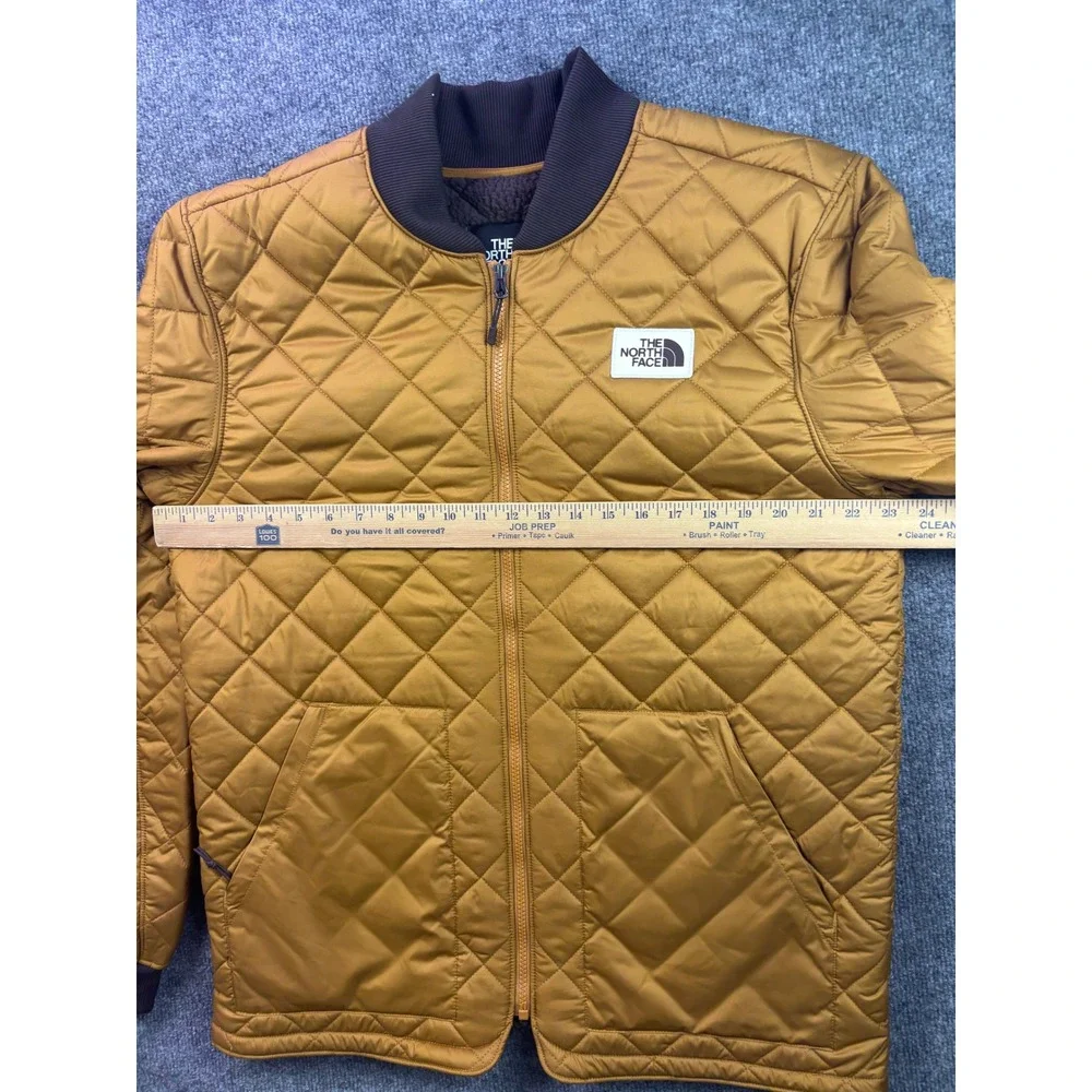The North Face Cuchillo Insulated Jacket Mens Large Quilted Fleece Lined Bomber